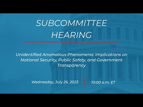 Subcommittee on National Security, the Border, and Foreign Affairs Hearing