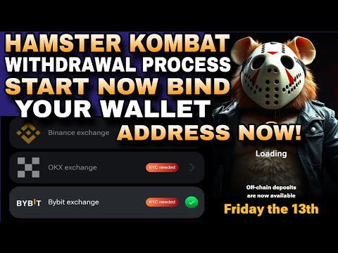 HAMSTER KOMBAT WITHDRAWAL PROCESS START NOW! BIND YOUR WALLET ADDRESS NOW TO RECEIVE FREE AIRDROP