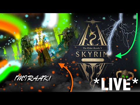 LIVE Encountering MIRAAK! - Skyrim in HDR part 25