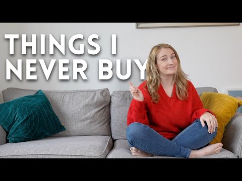 29 Things I Don't Buy For A Frugal Life // Frugal Living Tips