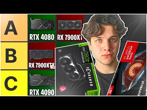 The Best & Worst NVIDIA & AMD High-End Graphics Cards Ranked! - Tier List