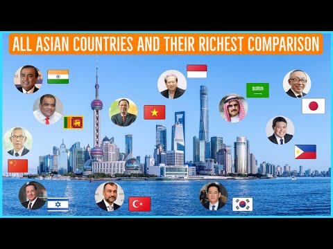 Asian Countries Richest People Comparison 2022