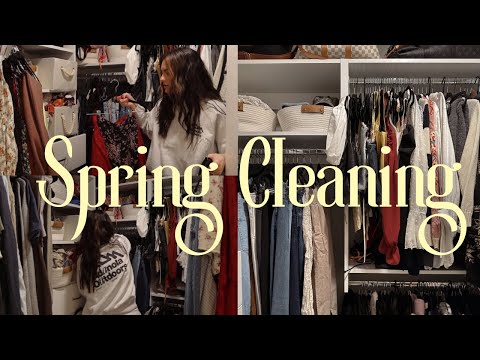 DECLUTTERING MY CLOSETS 🌷 Spring Cleaning & Moving Prep | Mary Skinner