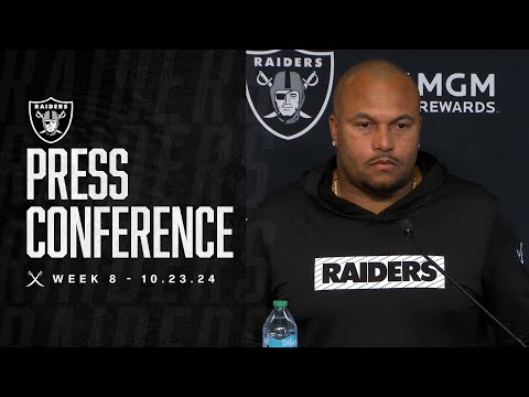 Coach Pierce Presser - 10.23.24 | Raiders | NFL