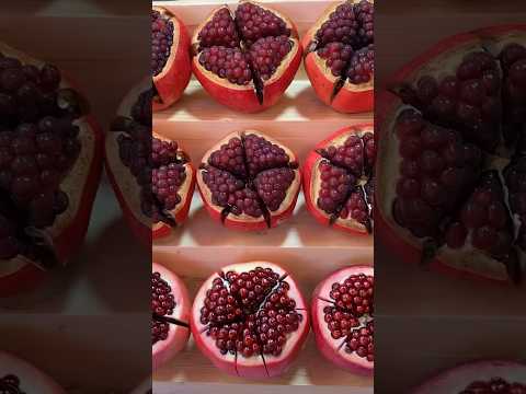 Amazing Style Cutting Pomegranate #shortsvideo