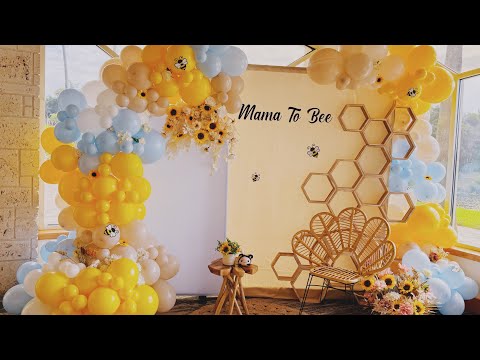 Mama To Bee Baby Shower Decor | Honeycomb Decor