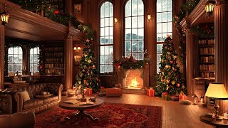 Relaxing Instrumental Christmas Music & Fireplace - Cozy Christmas Ambience