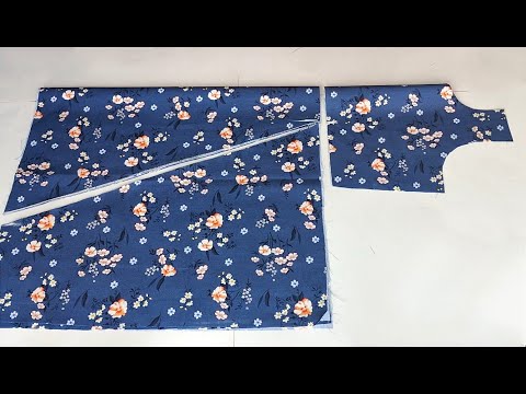 Flared Baby Frock cutting and stitching | 6 Panel Baby Frock cutting and stitching