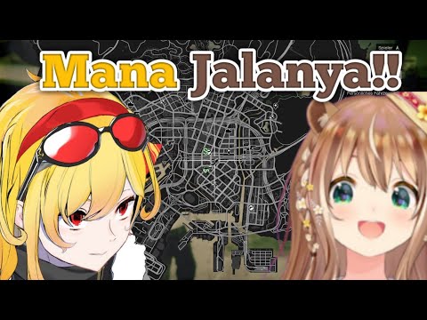 Kaela dan Risu ketika disuruh nyari Jalan