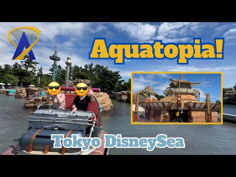 A Wet Ride On Aquatopia at Tokyo DisneySea