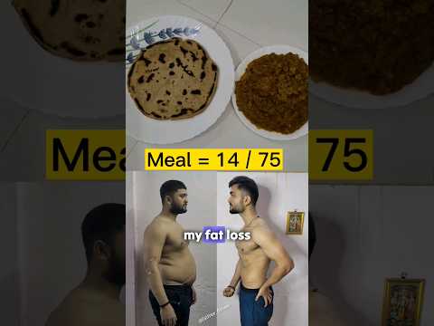 Day 14 / 75 Hard Balanced Meal Challenge + fat loss transformation journey #shorts