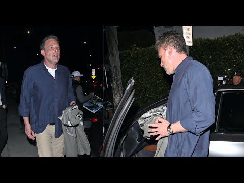 Ben Affleck Has A Guys Night Out As He Steps Out For Dinner With His Wedding Ring in LA!