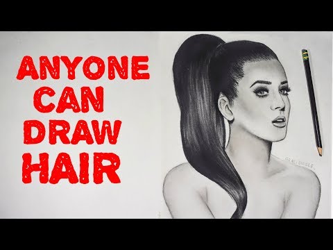 Drawing Hair Is Easier Than You Think (ANYONE Can Draw This)