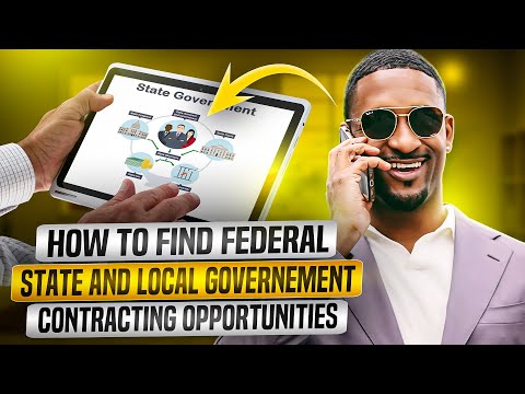 How to find federal, state, and local governement contracting opportunities.