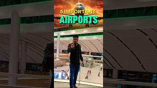 5 Most Important Airports ✈️ #ssc #cgl #chsl #ssc2025 #rrb #ntpc2025 #railways #shorts #dumraontv