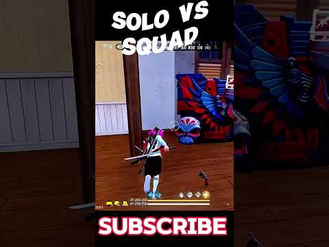 SOLO VS SQUAD SUBSCRIBE #trending #bk #viral #shorts #freefire #iphone #haryanvi #sweetxyssk #phone