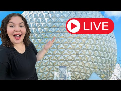 🔴LIVE Epcot Evening Walk & Talk