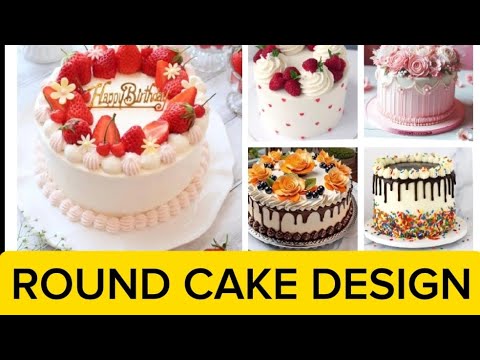 ROUND CAKE DESIGN 2024| CAKE IDEAS| CHOCOLATE CAKE IMAGE