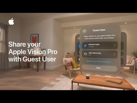 How to share your Apple Vision Pro with Guest User | Apple Support