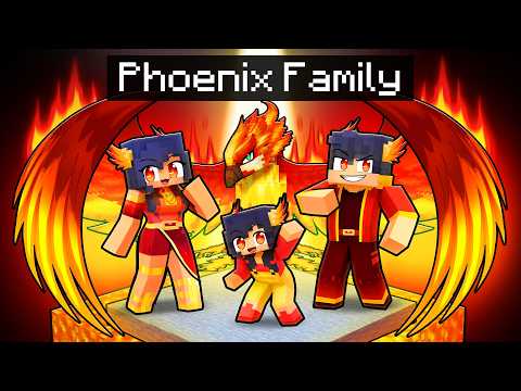 Having a PHOENIX FAMILY in Minecraft!