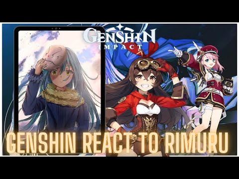 Genshin impact react to aether as Rimuru tempest | that time i got reincarnated as a slime | Gacha