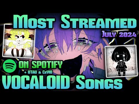 [TOP 100] Most Streamed VOCALOID Songs on Spotify (July 2024)