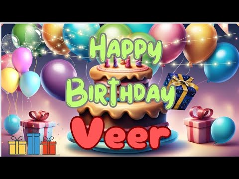 Beautiful Birthday wishes for Veer🎂| #wishingstar1