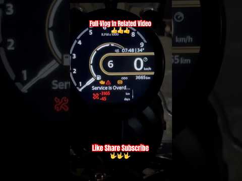 How To Reset Himalayan 450 Service Indicator #shorts #himalayan450 #diytips