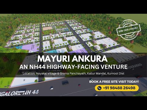 KUDA Approved NH Facing Budget-friendly Open Plots For Sale | Mayuri Ankura | Raaga Mayuri Builders