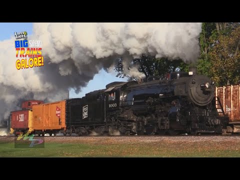 SOO LINE Big Steam Train Action | Lots & Lots of Steam Trains Galore