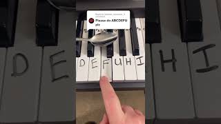 😡 ABCDEFU Piano Tutorial 😡 #Piano #shorts