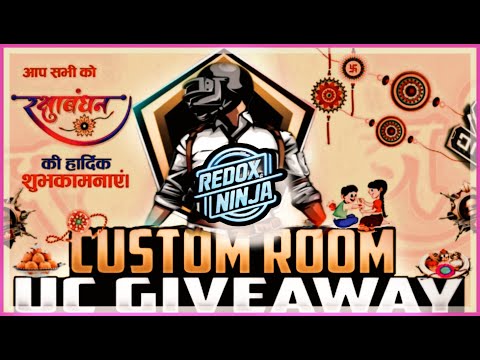 BGMI CUSTOM ROOM LIVE | UC GIVEAWAY OR ROYAL PASS | PUBG LIVE/ BGMI LIVE/ CUSTOM ROOMS | REDOX NINJA