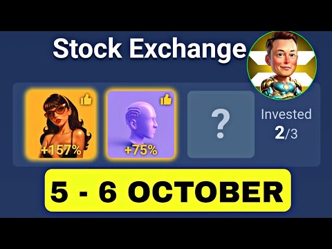 X Empire Daily Investment Funds 5 October | X Empire Daily Combo | Musk Empire Today Combo Cards