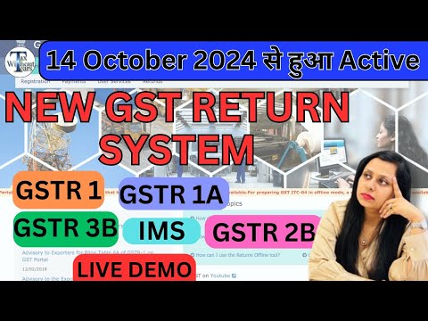 New Returns System active on GST Portal| All you must know about IMS Dashboard| GSTR 1/1A/2A/2B/3B