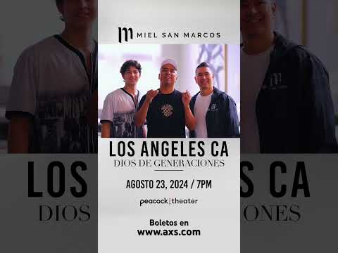 Los Ángeles California nos vemos el 23 de Agosto. Separa tu lugar en www.axs.com.  #mielsanmarcos