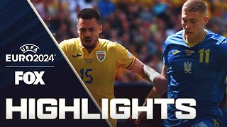 Romania vs. Ukraine Highlights | UEFA Euro 2024