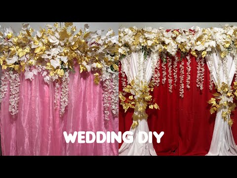 Simple Wedding Decoration at home