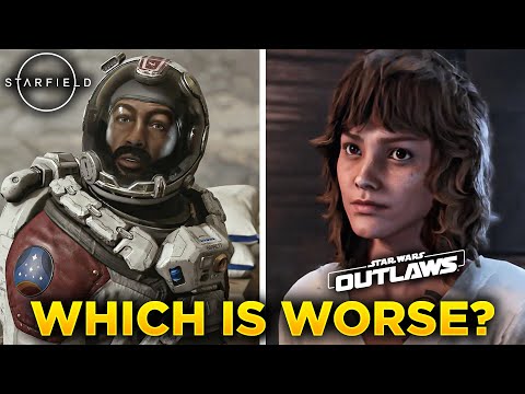 Star Wars Outlaws vs Starfield - Which Game is WORSE?