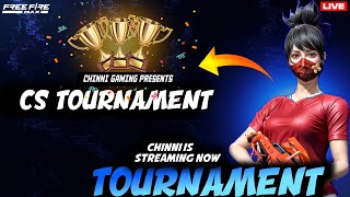 CS TOURNAMENT 2 🥰||LIVE WITH CHINNI GAMING 😍||FREE FIRE MAX 🔥