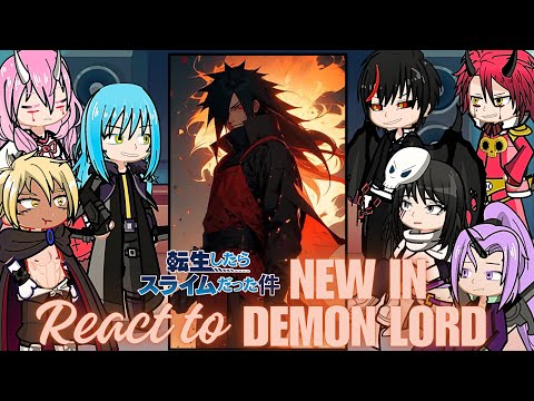 Rimuru Tempest react to madara uchiha as demon lord | slime | Gacha life 2 | naruto shippuden