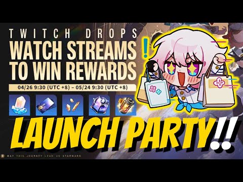 Join the Honkai: Star Rail Launch Party on my Twitch Channel for Twitch Drops and Fun!