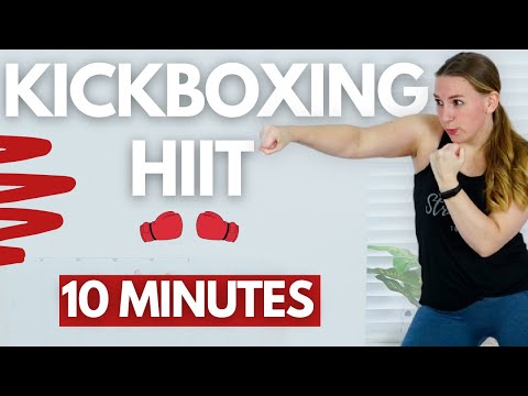 10MIN KICKBOXING HIIT WORKOUT || Quick Calorie Burn With Modifications