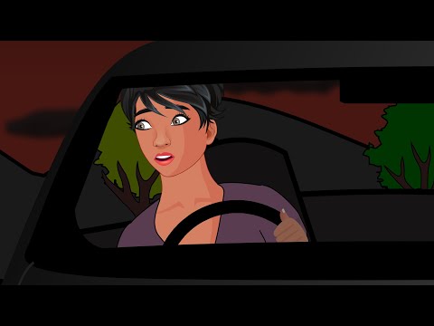 Driving Alone At Night Horror Stories Animated