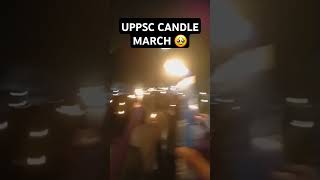 😭 uppsc Normalization candle march protest #shorts #uppsc #uppcs #roaro #beo #protest #uttarpradesh