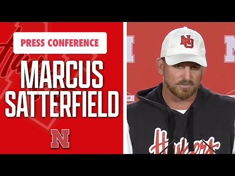 Nebraska Football OC Marcus Satterfield meets with the media on Tuesday ahead of Ohio State game