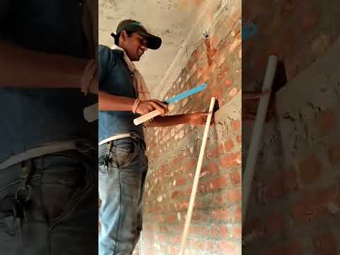 वॉल पाइपिंग एंड वायरिंग वर्क मास्टर ll wall piping and wiring work master ll  #youtubeshorts #viral