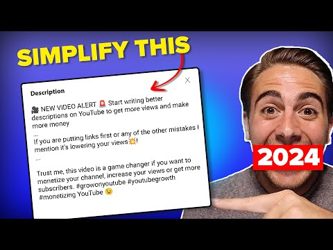 How To Setup YouTube Descriptions THE RIGHT WAY 2024 👀 (increase views & revenue)