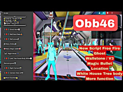 Script Hack Free Fire Ob46 Full Aimlock shooting Aim Awm No Recoil+Bypass Ghost WallHack