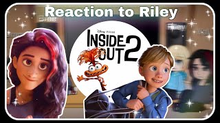 INSIDE OUT 2 riley & friends react to riley // Gacha react - GCRV //