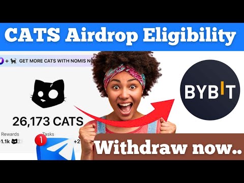 CATS Airdrop Withdraw ~ Qualify and Withdraw Cats Airdrop to Bybit exchange | CATS AIRDROP